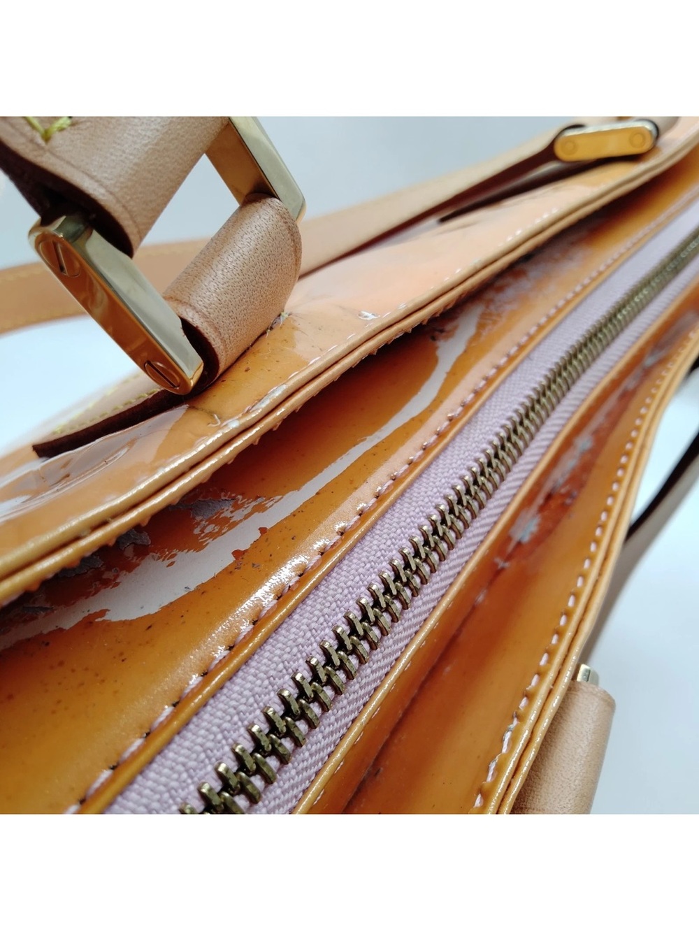 Louis Vuitton Amber Patent Monogram Tote - Picture 11 of 14
